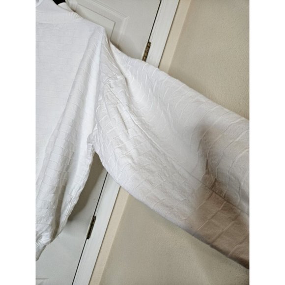 Vintage 90s Wek The World LONG BEACH Textured Crewneck Sweatshirt Size XL USA - Picture 7 of 10